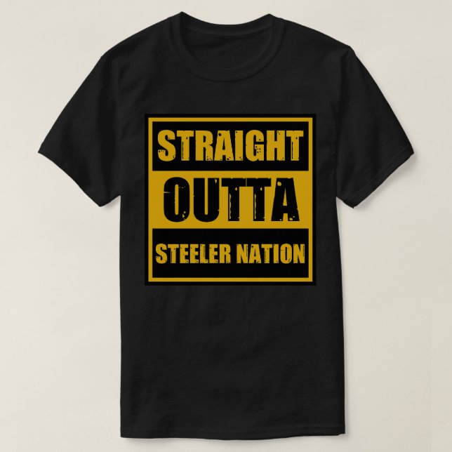 T-shirt Nation de steeler droit devant (Design devant)