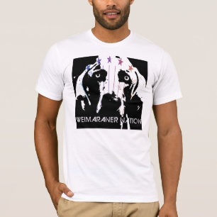 T-shirt Nation de Weimaraner