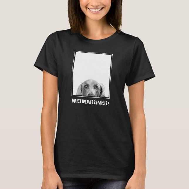 T-shirt Nation de Weimaraner : Weimaraner dans une boîte ! (Devant)