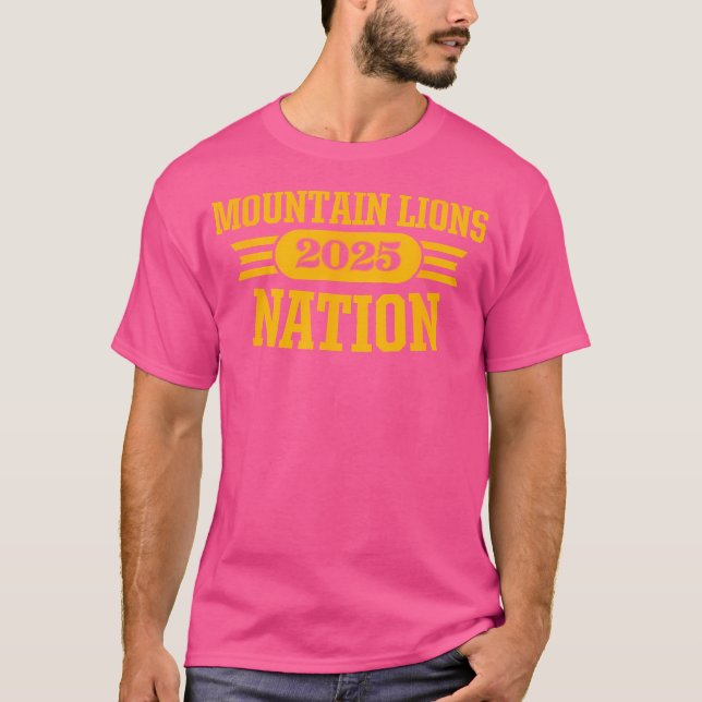 T-shirt Nation des Lions du Mont Pineville 2025 (Devant)