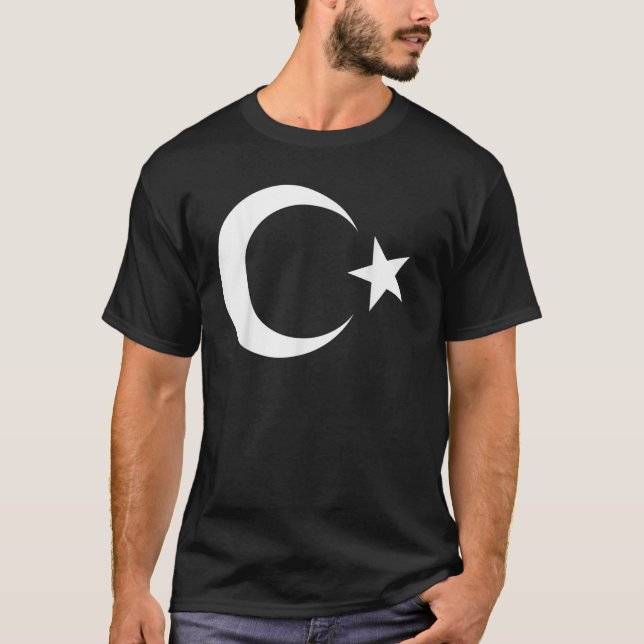 T-shirt Nation Drapeau Turc d'Ataturk (Devant)