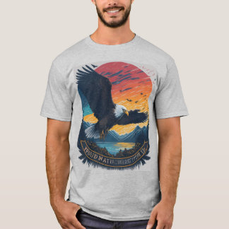 T-shirt Nation Fière, Avenir Lumineux : Confiance Radiée"