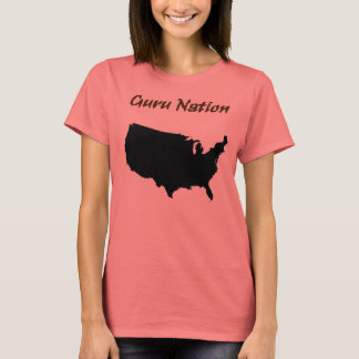 T-shirt Nation Guru - Noir