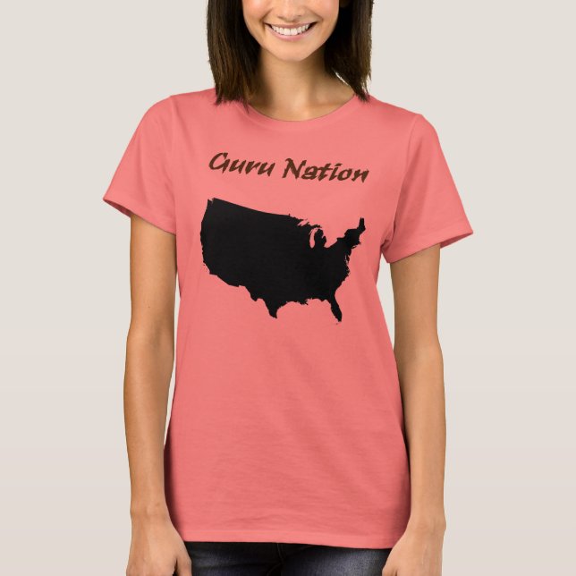 T-shirt Nation Guru - Noir (Devant)