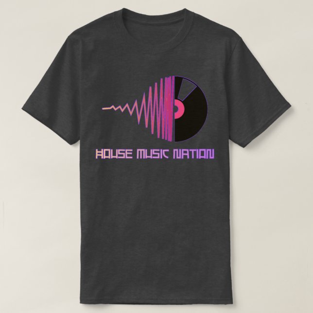 T-shirt Nation musicale House (Design devant)