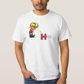 T-shirt NATION OFFICIELLE P*SS de GFY SUR SON tee - shirt