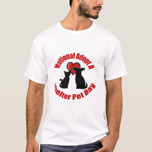 T-shirt National Adopter Un Abri Jour Pour Les Animaux De