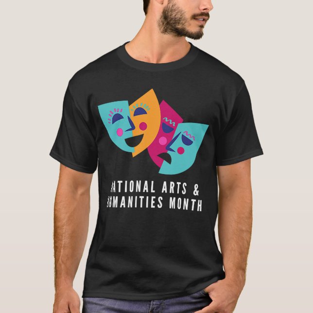 T-shirt National Arts & Humanities Month (Devant)