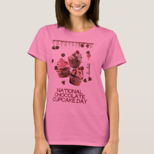 T-shirt National Chocolat Cupcake classique