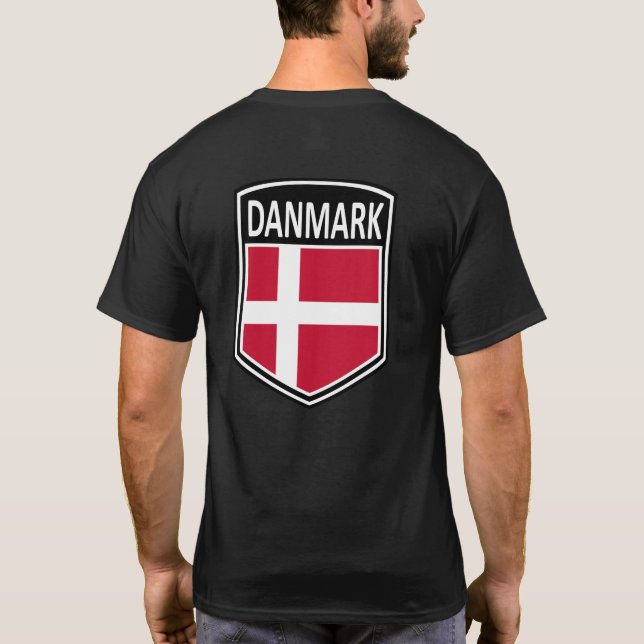 T-shirt National - Danmark (Dos)