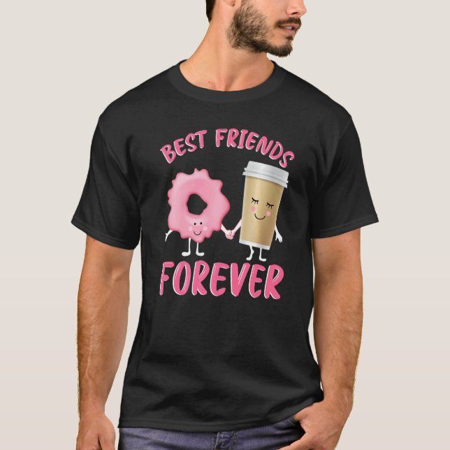 T-shirt National Donut Day  Best Friends Forever (Devant)