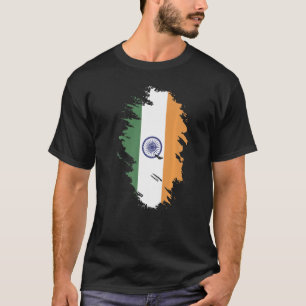 T-shirt National Flag of India souvenir  for men women  6