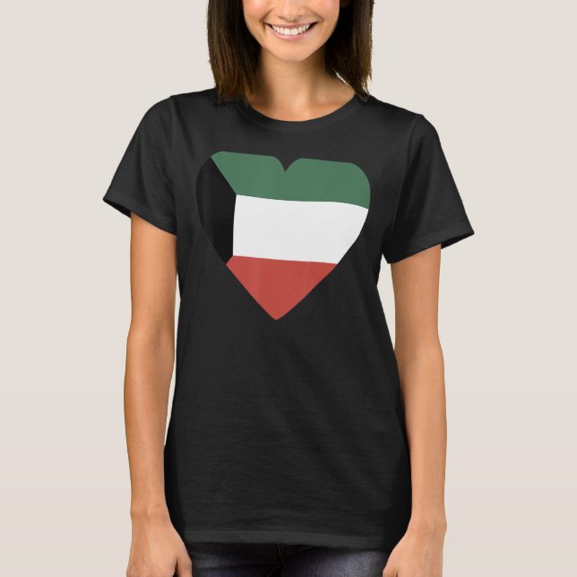 T-shirt National Flag of Kuwait souvenir  for men women 5 (Devant)