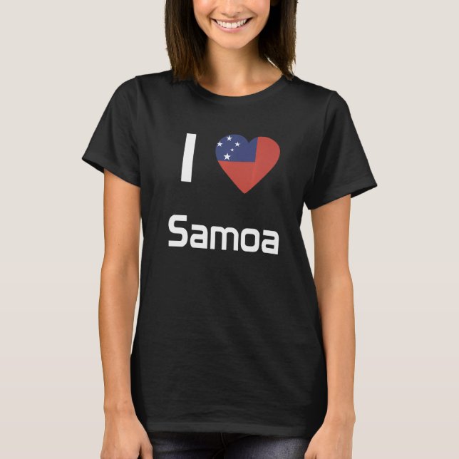 T-shirt National Flag of Samoa souvenir  for men women  2 (Devant)