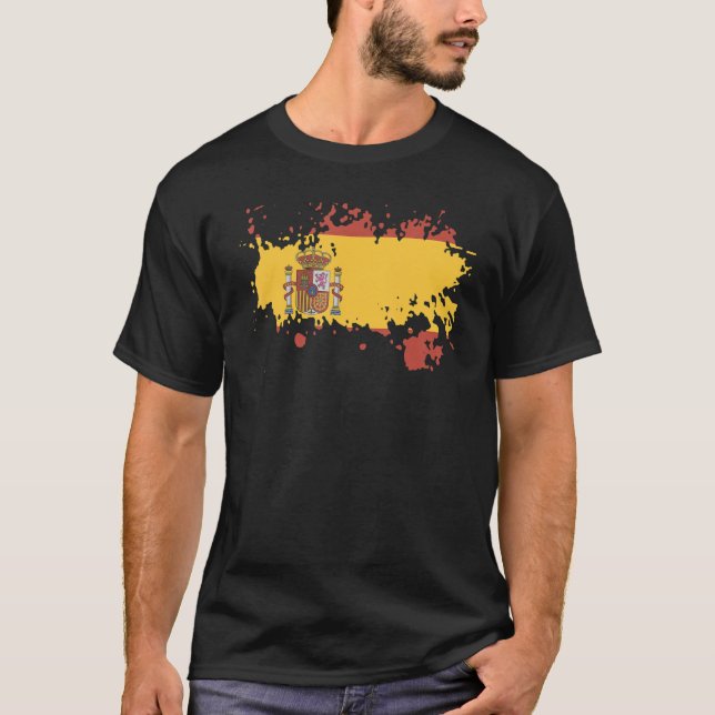 T-shirt National Flag of Spain souvenir   for men women (Devant)