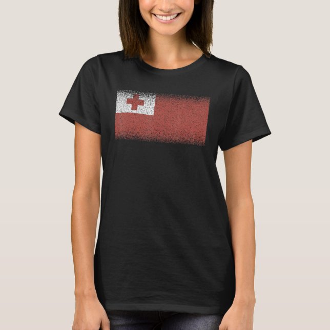 T-shirt National Flag of Tonga souvenir  for men women 1 (Devant)