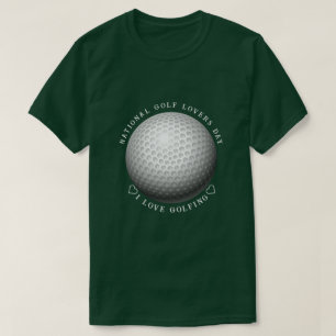 T-shirt National Golf Day Sports