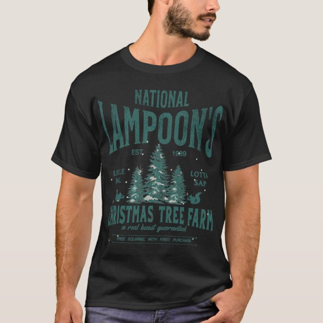 T-shirt National Lampoon Christmasree Farm boy (Devant)