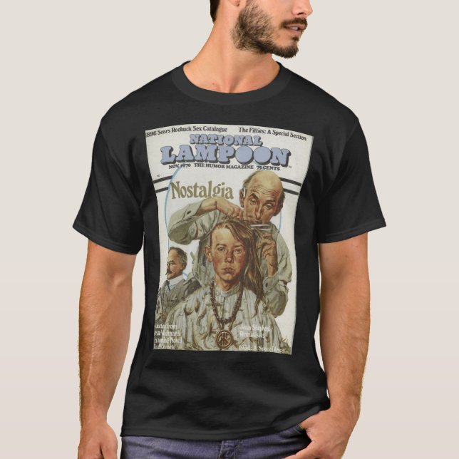 T-shirt National Lampoon Nostalgia Cover vintage (Devant)