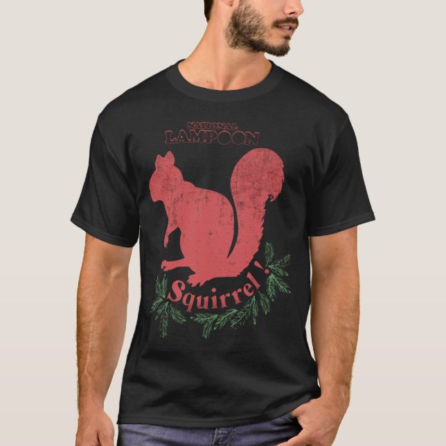 T-shirt National Lampoon Squirrel drôle (Devant)