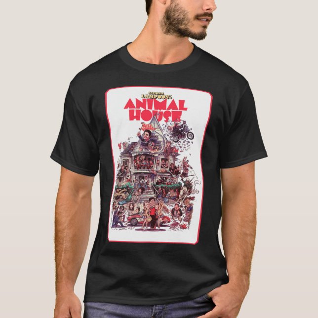 T-shirt National Lampoons Animal House Cover retro (Devant)