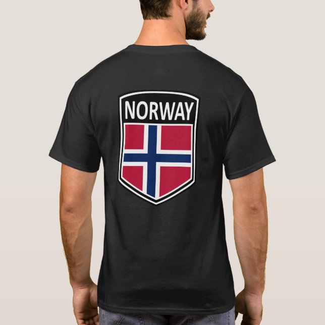 T-shirt National - Norvège (Dos)