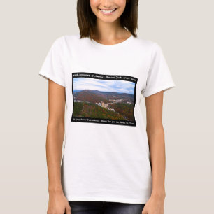 T-shirt National Park Anniversary Hot Springs Vue d'automn