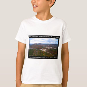 T-shirt National Park Anniversary Hot Springs Vue d'automn