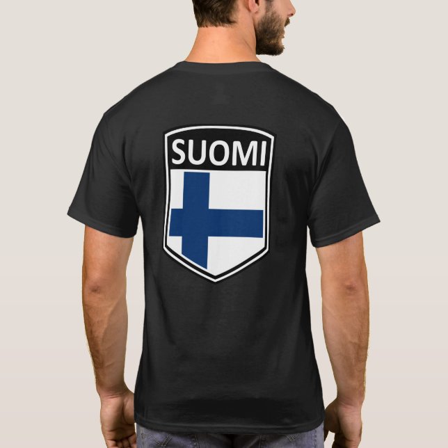 T-shirt National - Suomi (Dos)