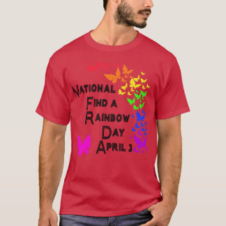 T-SHIRT NATIONALE TROUVER UNE JOURNÉE DES PLANCHERS AVRIL