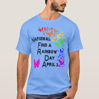 T-SHIRT NATIONALE TROUVER UNE JOURNÉE DES PLANCHERS AVRIL