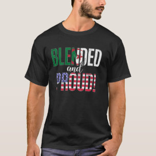 T-shirt Nationalité Fier Et Flime Moitié Tunisienne Moitié
