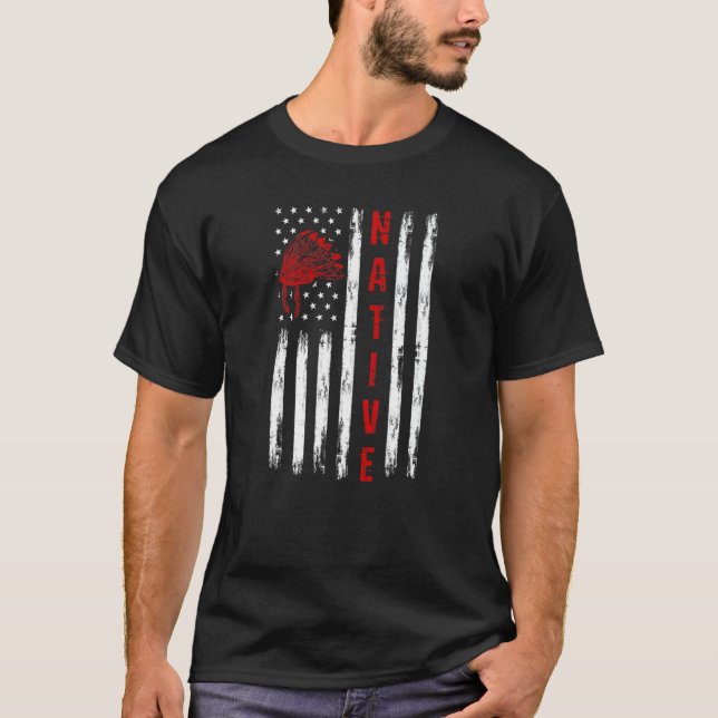 T-shirt Native American Flag (Devant)