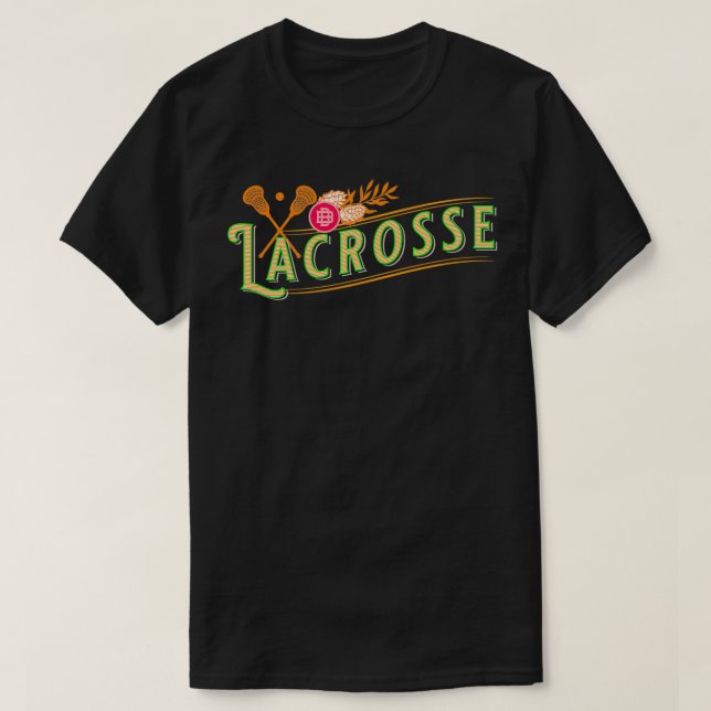 T-shirt Native American Lacrosse joueur de lessix illimité (Design devant)