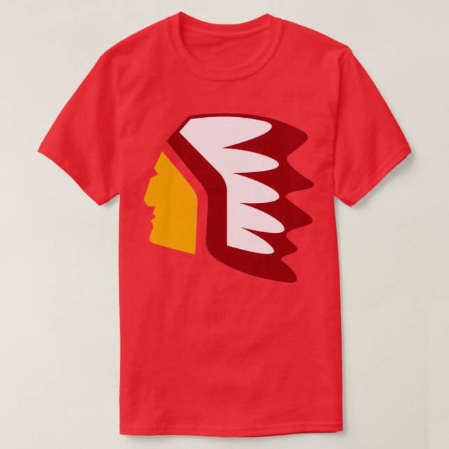 T-shirt Native American Retro (2)  (Design devant)