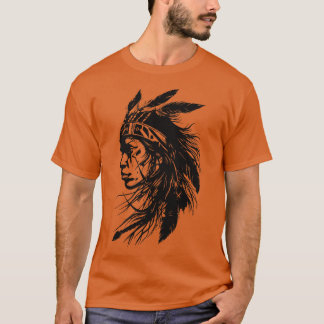 T-shirt Native American Woman