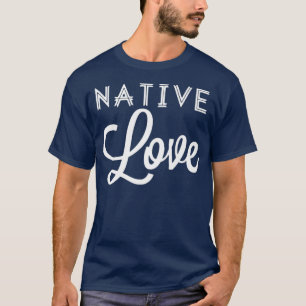 T-shirt NATIVE LOVE white print unité fière Premium