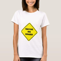 "Native On Board" - Chemise de maternité blanc
