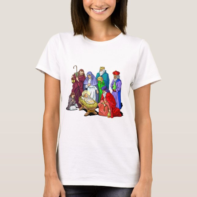 T-shirt nativité (Devant)