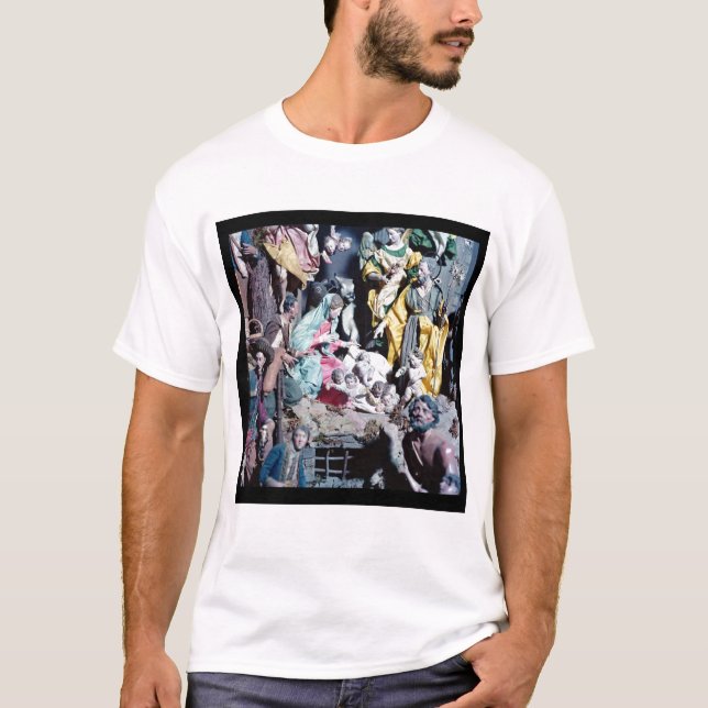 T-shirt Nativité, faite à Naples (Devant)