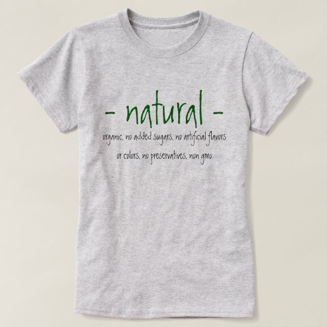 T-shirt Natural (Design devant)