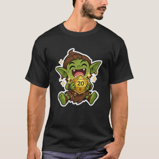 T-shirt Natural 20 Dice Goblin