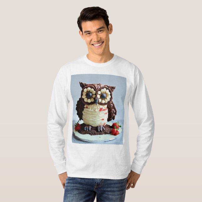 T-Shirt Natural Owl (Devant entier)
