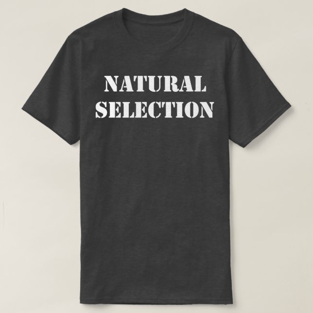 T-shirt Natural Selection 2 (Design devant)