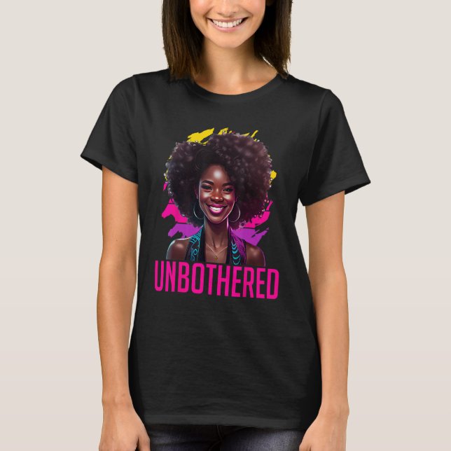 T-shirt Naturally Unbothered Embrace Your Inner Strength (Devant)