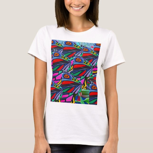 T-shirt Nature Abstraite (Devant)