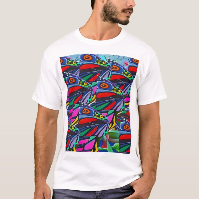 T-shirt Nature Abstraite (Devant)