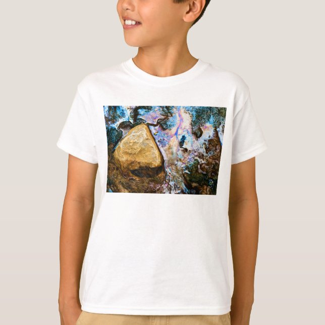 T-shirt nature abstraite eau calme (Devant)