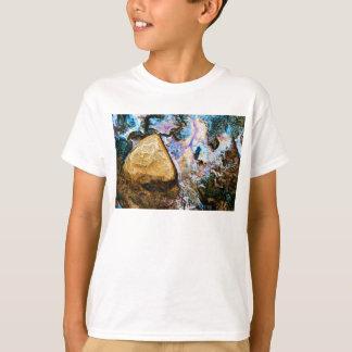 T-shirt nature abstraite eau morte