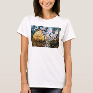 T-shirt nature abstraite eau morte